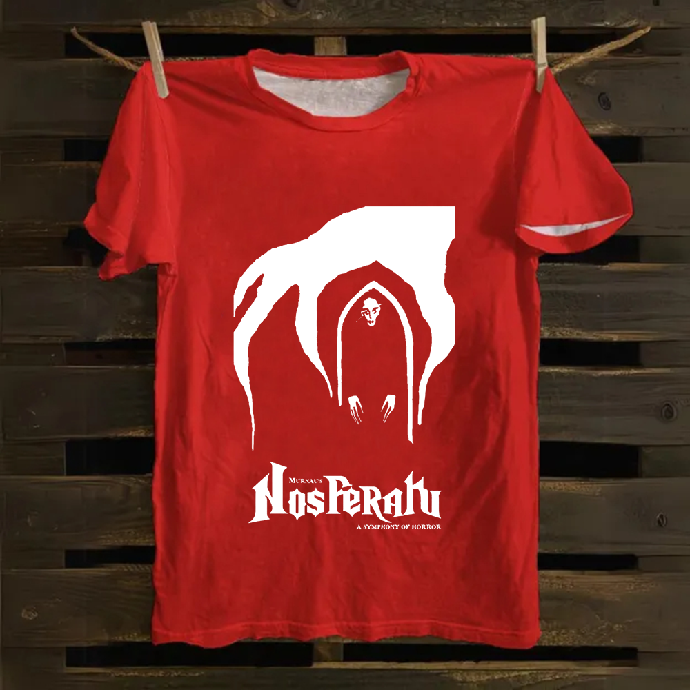 Unisex Vintage Nosferatu Horror Movie Cotton T-Shirt