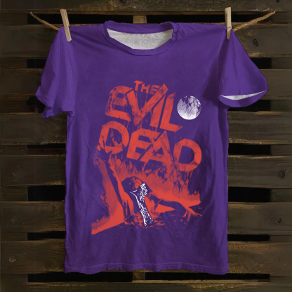 Unisex Vintage Evil Dead Cotton T-Shirt