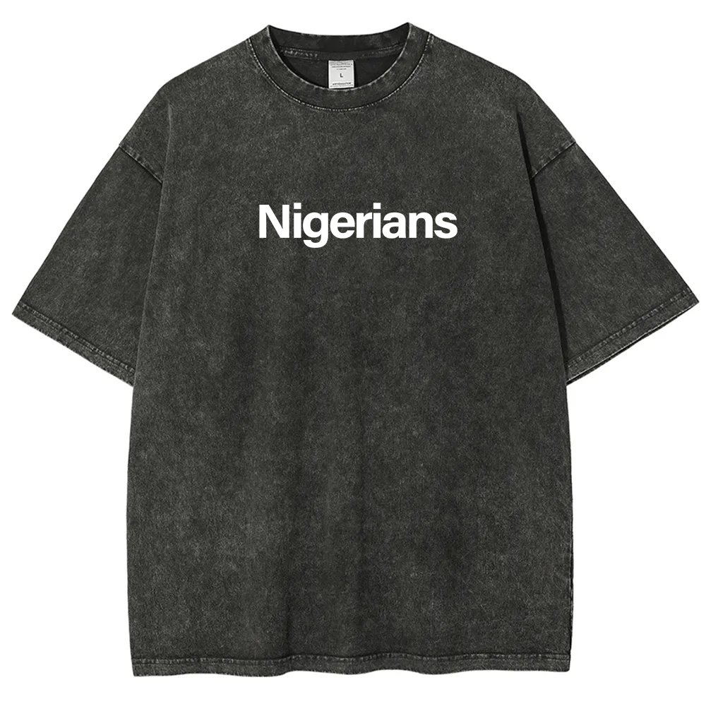 Nigerians Unisex Fit  Washed T-Shirt