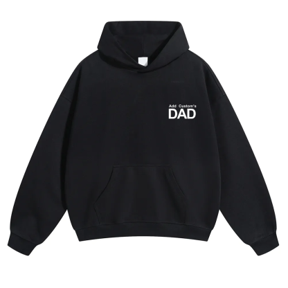 DAD Custom Solid Color Hoodie wearishow