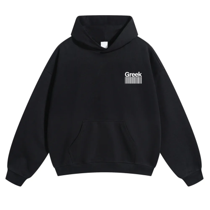 Greek Unisex Fit Color Hoodie wearishow