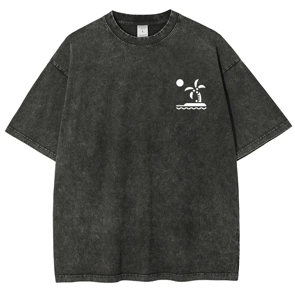 Caribbean Unisex Fit  Washed T-Shirt