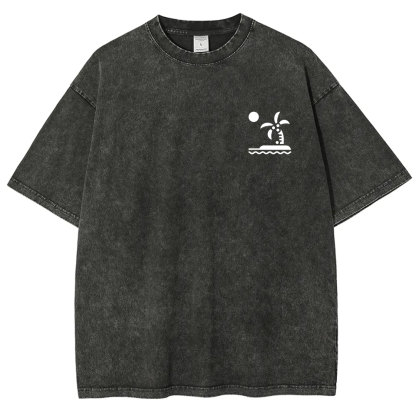Caribbean Unisex Fit  Washed T-Shirt