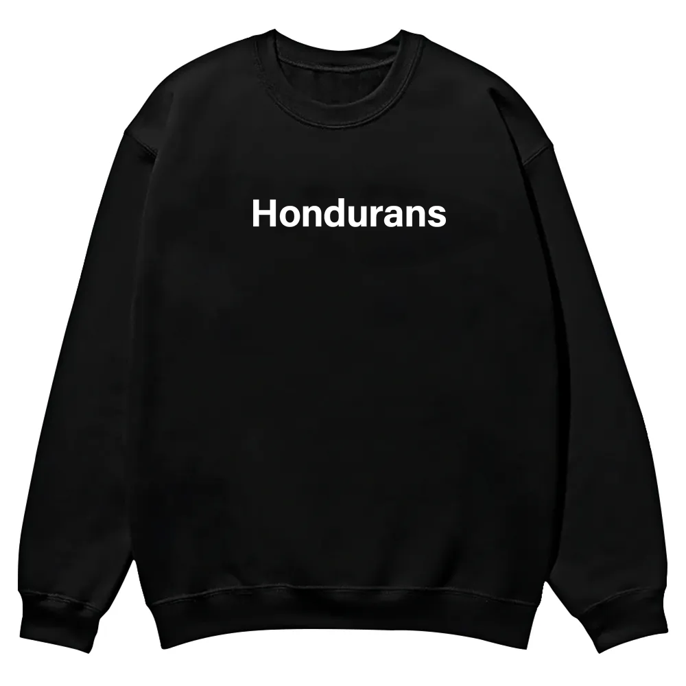 Hondurans Unisex Fit  Casual Crewneck Sweatshirt wearishow
