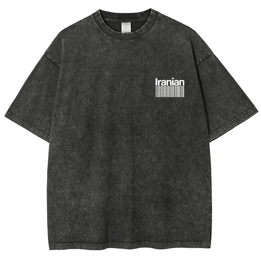 Iranian Unisex Fit  Washed T-Shirt