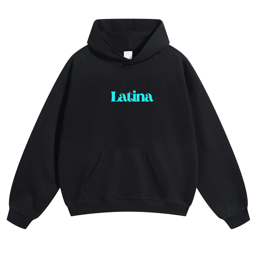Latina Unisex Fit Color Hoodie wearishow