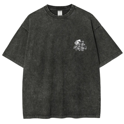 Professional Gambler Unisex Fit Washed T-Shirt