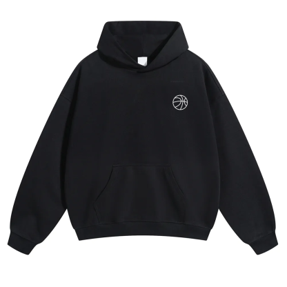 Basketball Player Unisex Solid Color Hoodie wearishow