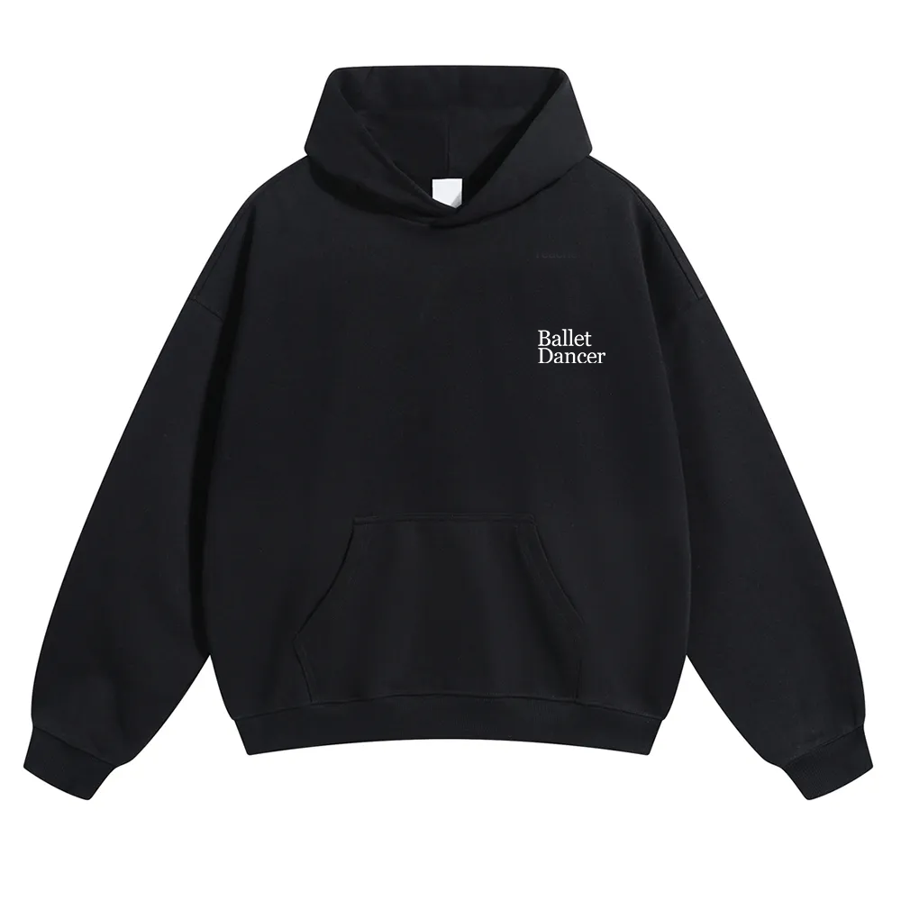 Ballet Dancer Unisex Solid Color Hoodie wearishow