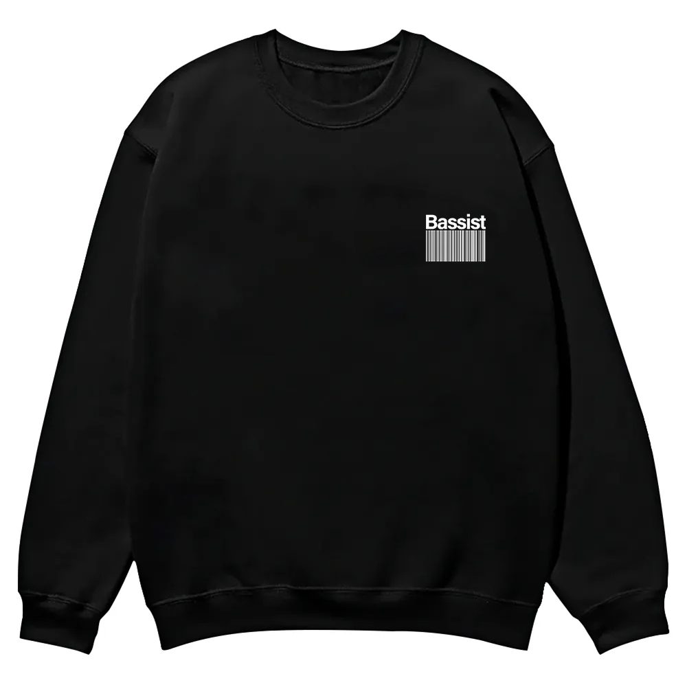 Bassist Casual Crewneck Sweatshirt wearishow