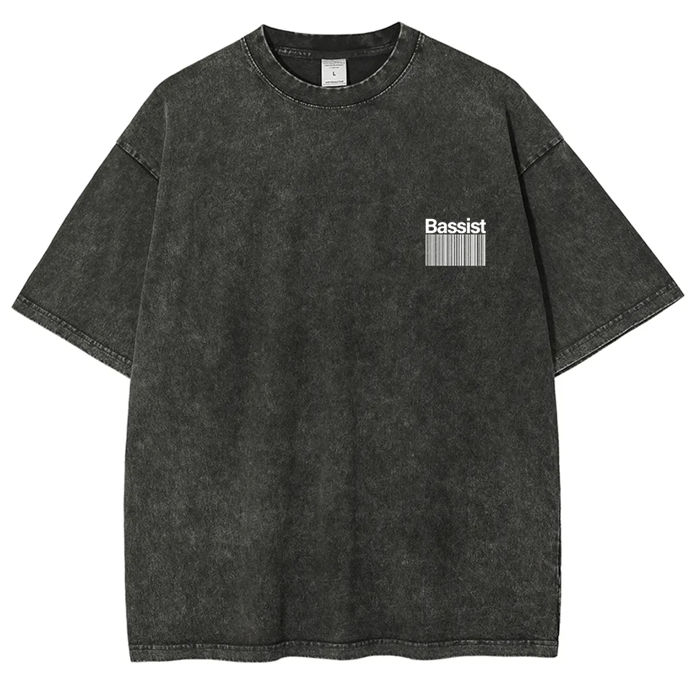 Bassist Unisex Fit Washed T-Shirt