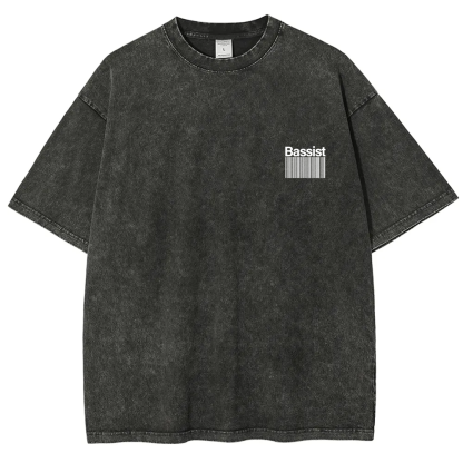 Bassist Unisex Fit Washed T-Shirt