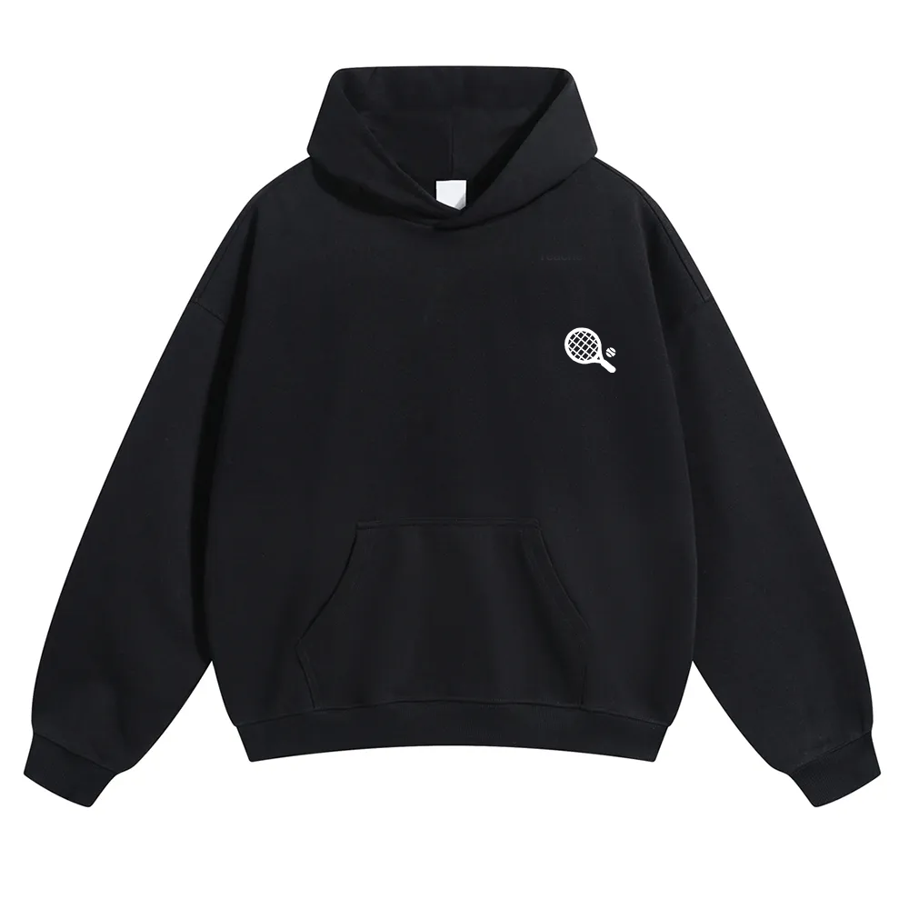 Padel Player Unisex Solid Color Hoodie wearishow