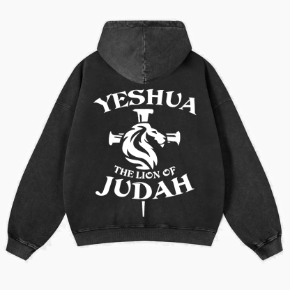 Yeshua Washed Hoodie wearishow