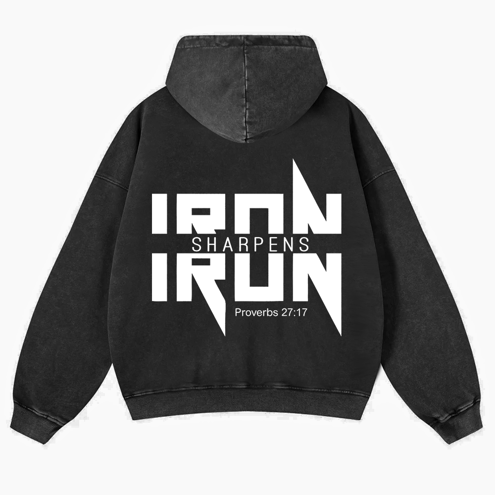 Christianity Washed Hoodie wearishow