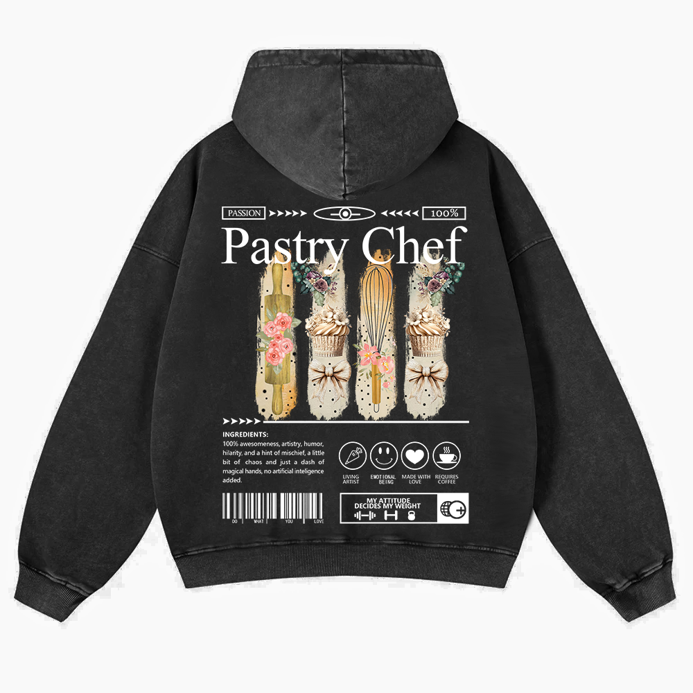 Pastry Chef Washed Hoodie wearishow