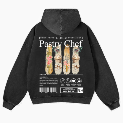 Pastry Chef Washed Hoodie wearishow