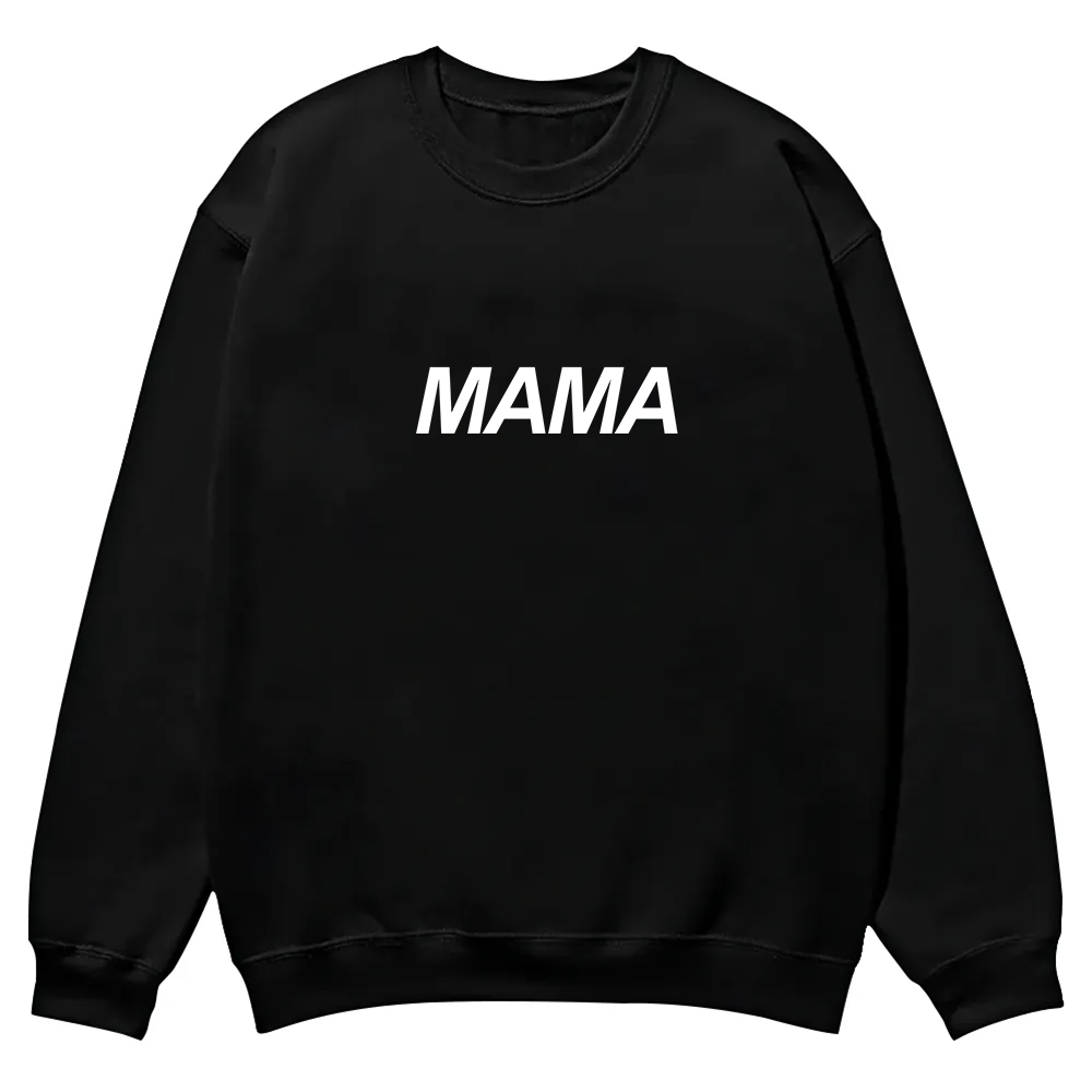 Mama Casual Crewneck Sweatshirt wearishow