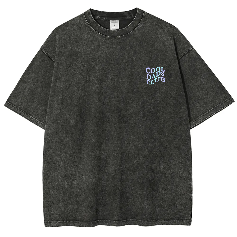 Cool Dads Club Snowflake Vintage Cotton T-Shirt