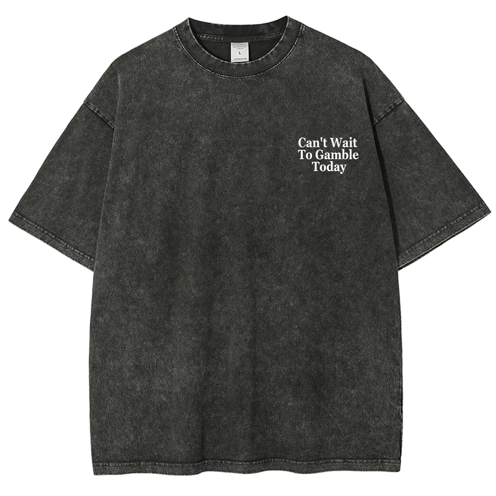 Professional Gambler Club Unisex Fit Washed T-Shirt
