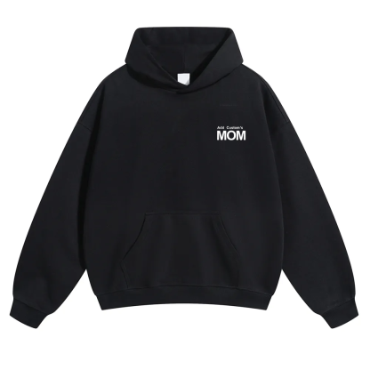 MOM Custom Solid Color Hoodie wearishow