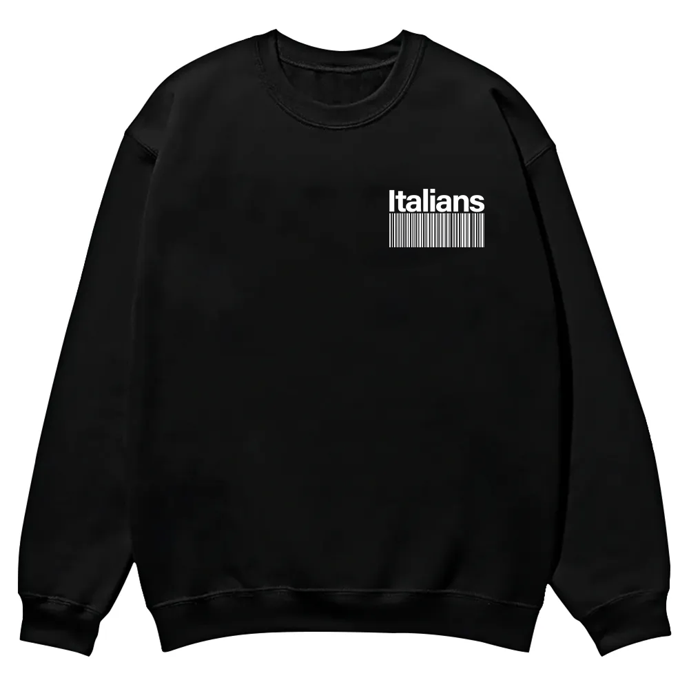 Italians Unisex Fit  Casual Crewneck Sweatshirt wearishow