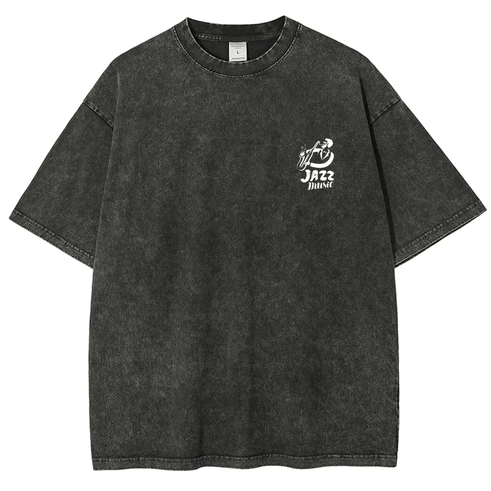 Saxophonist Unisex Fit Washed T-Shirt  wearishow