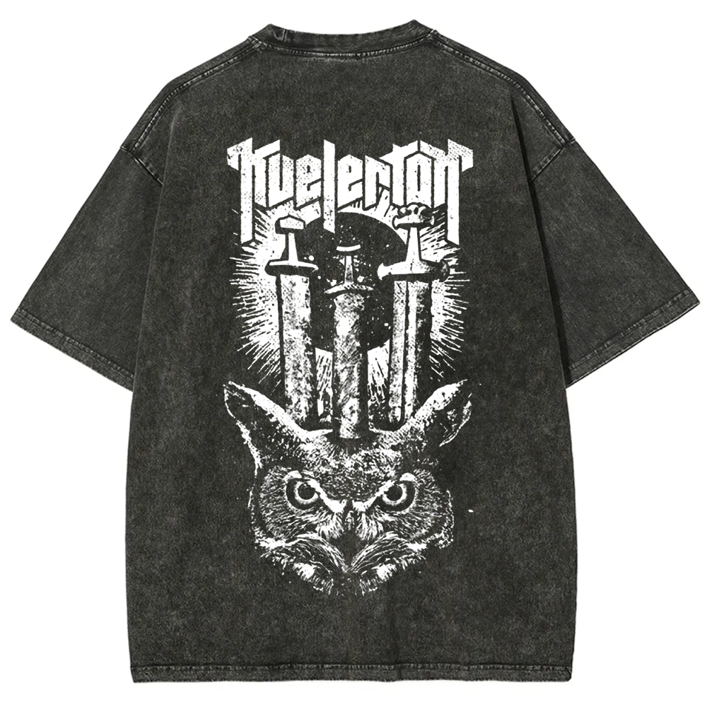 Unisex Vintage Kvelertak Band  t-Shirt