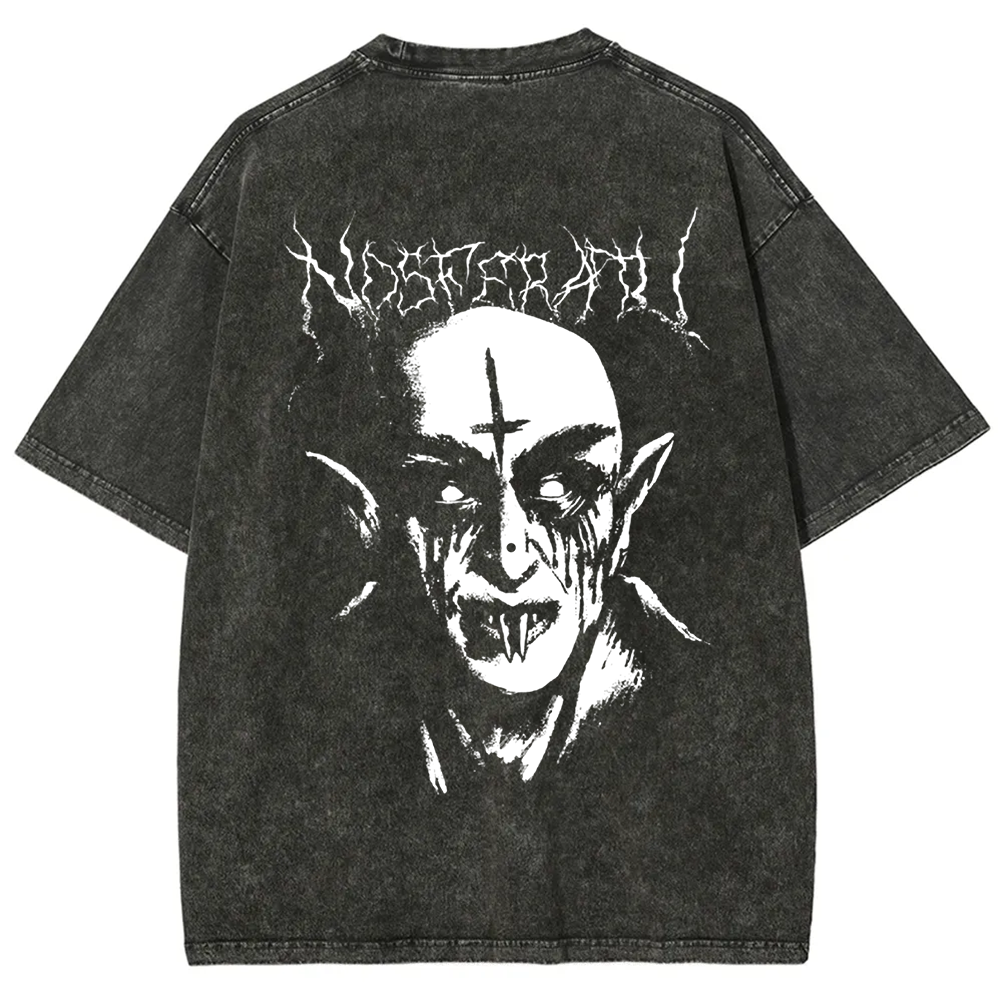 Unisex Vintage Black Metal Nosferatu Movie  t-Shirt