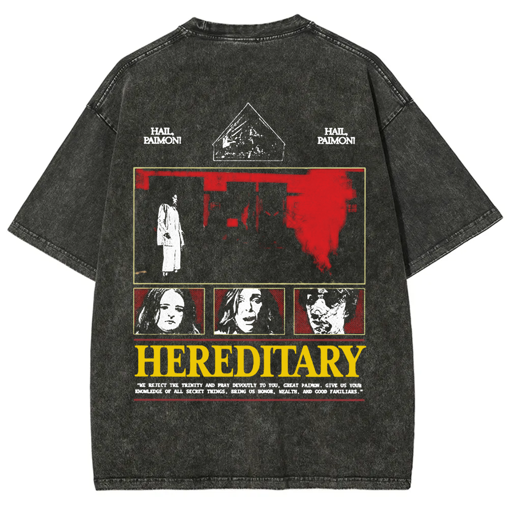 Unisex Vintage Hereditary Horror Movie  t-Shirt
