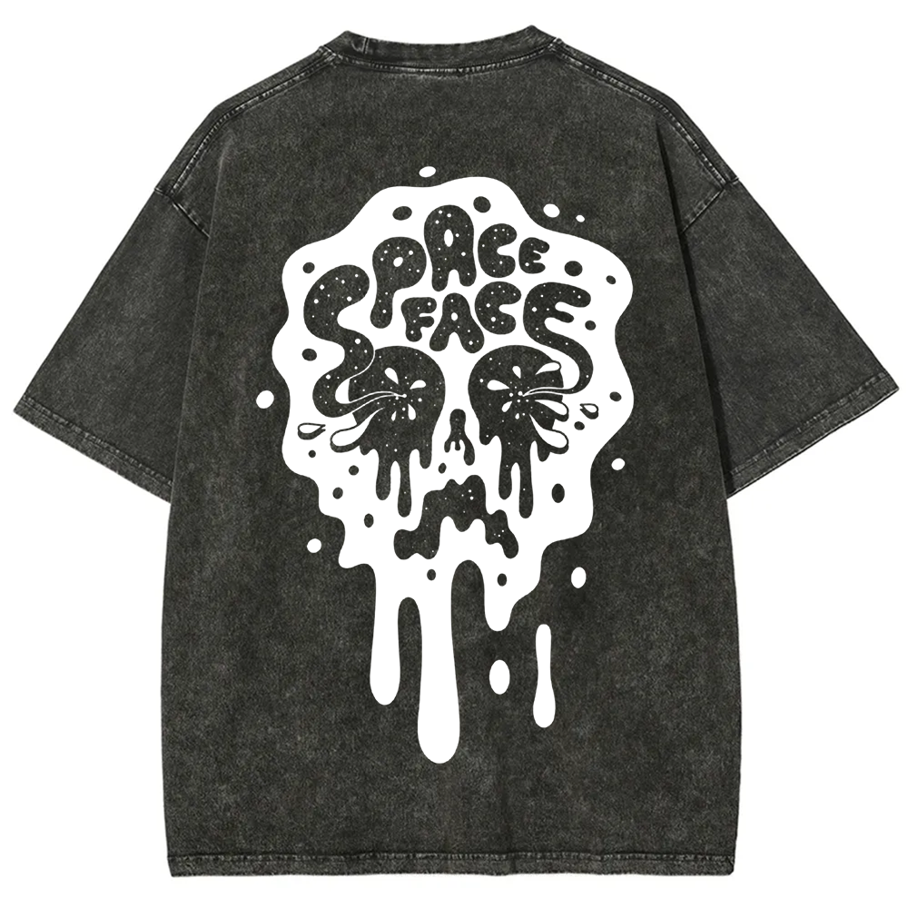 Unisex Vintage Spaceface Band  t-Shirt