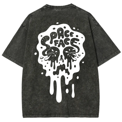 Unisex Vintage Spaceface Band  t-Shirt