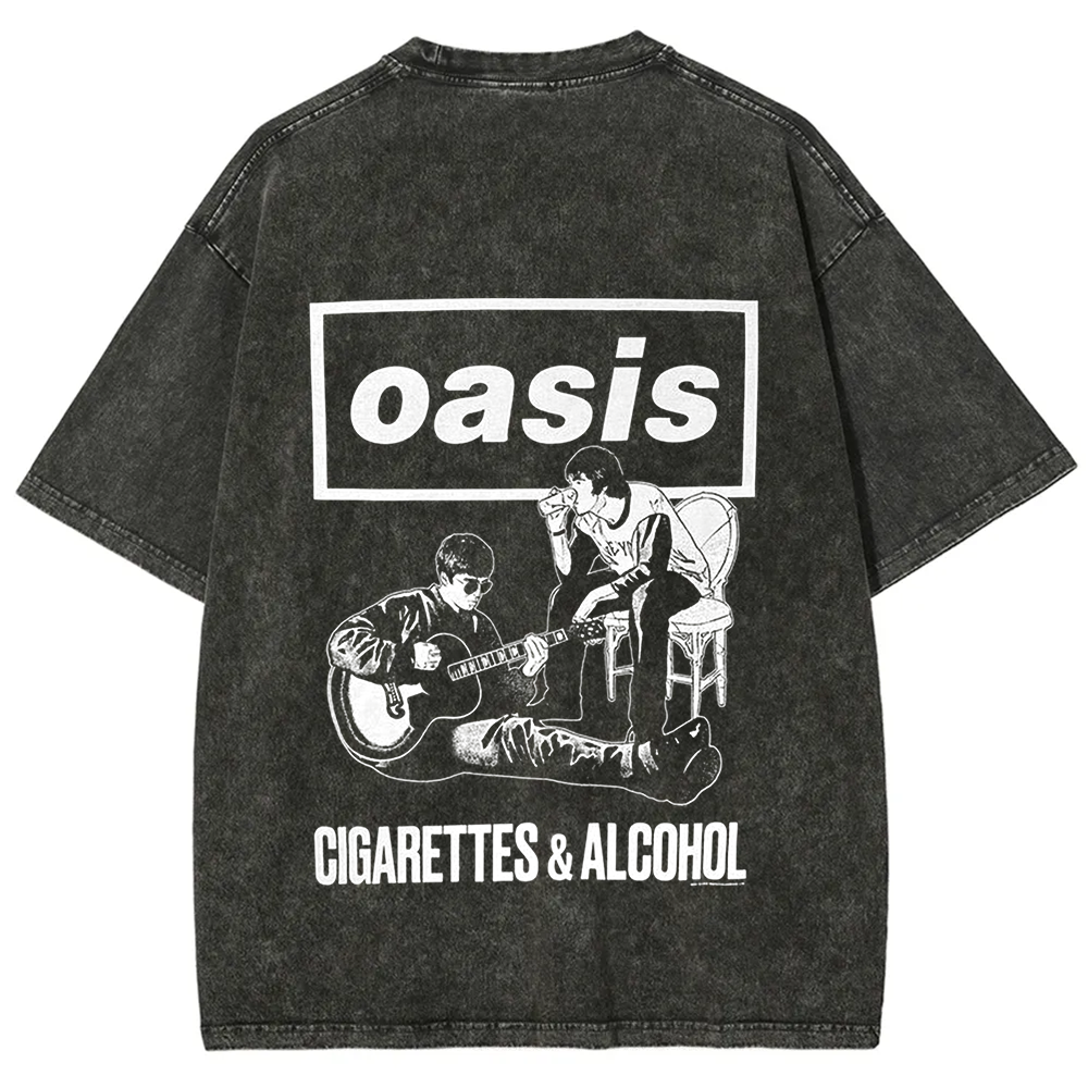 Unisex Vintage Oasis Band t-Shirt