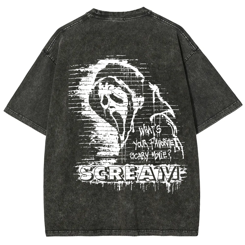 Unisex Vintage Scream horror movie t-Shirt