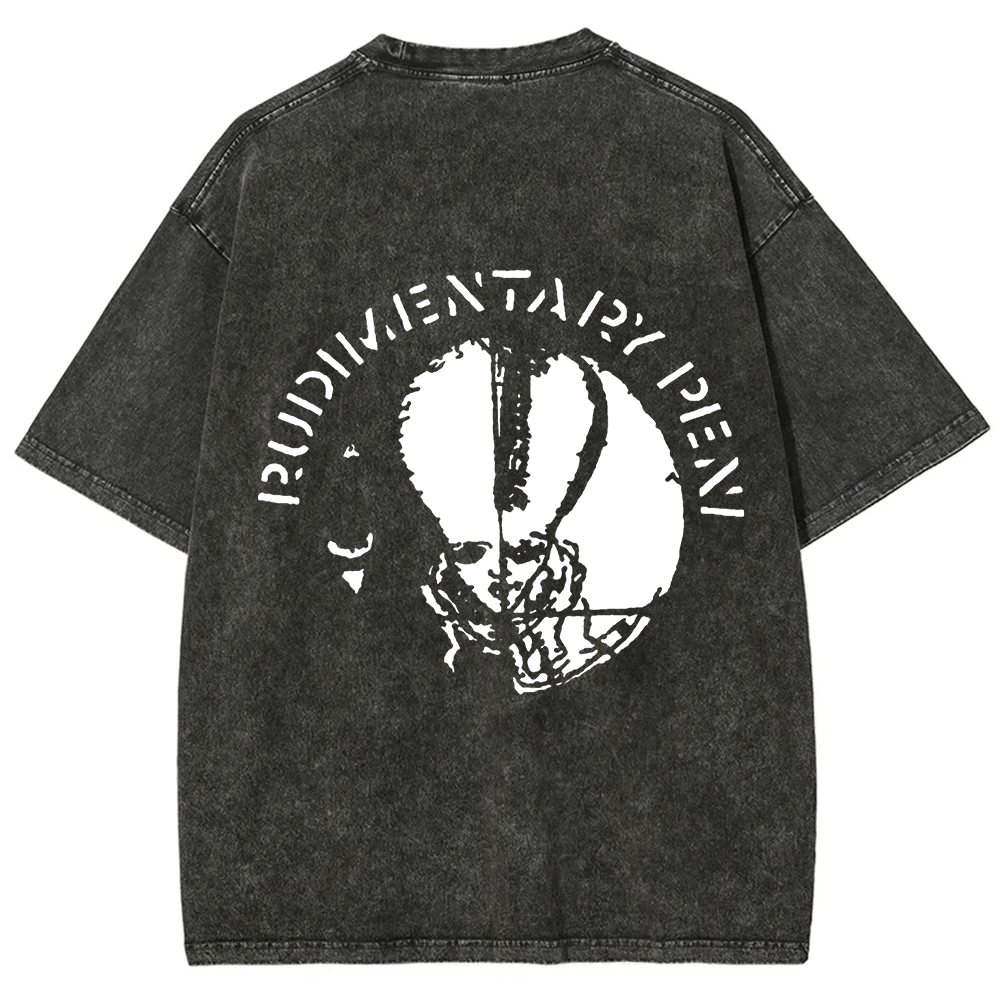 Unisex Vintage Rudimentary Peni Punk Band t-Shirt