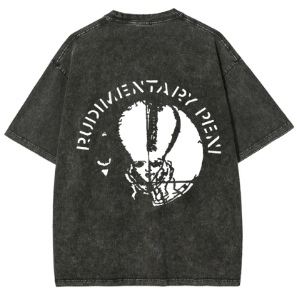 Unisex Vintage Rudimentary Peni Punk Band t-Shirt