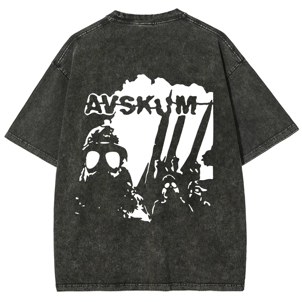 Unisex Vintage Avskum Punk Band  t-Shirt
