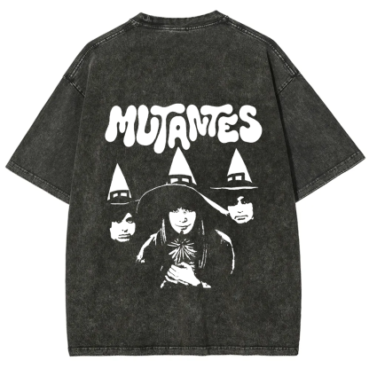 Unisex Vintage Os Mutantes Rock Band t-Shirt