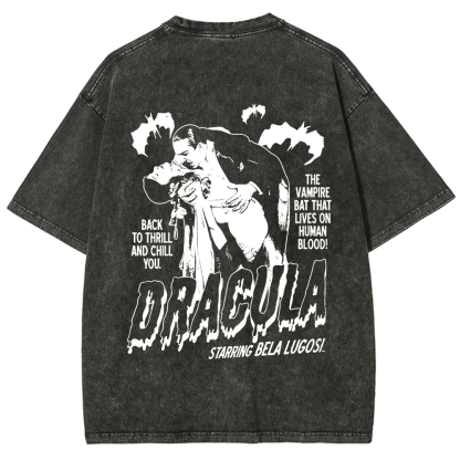Unisex Vintage  Vampire Dracula Art t-Shirt