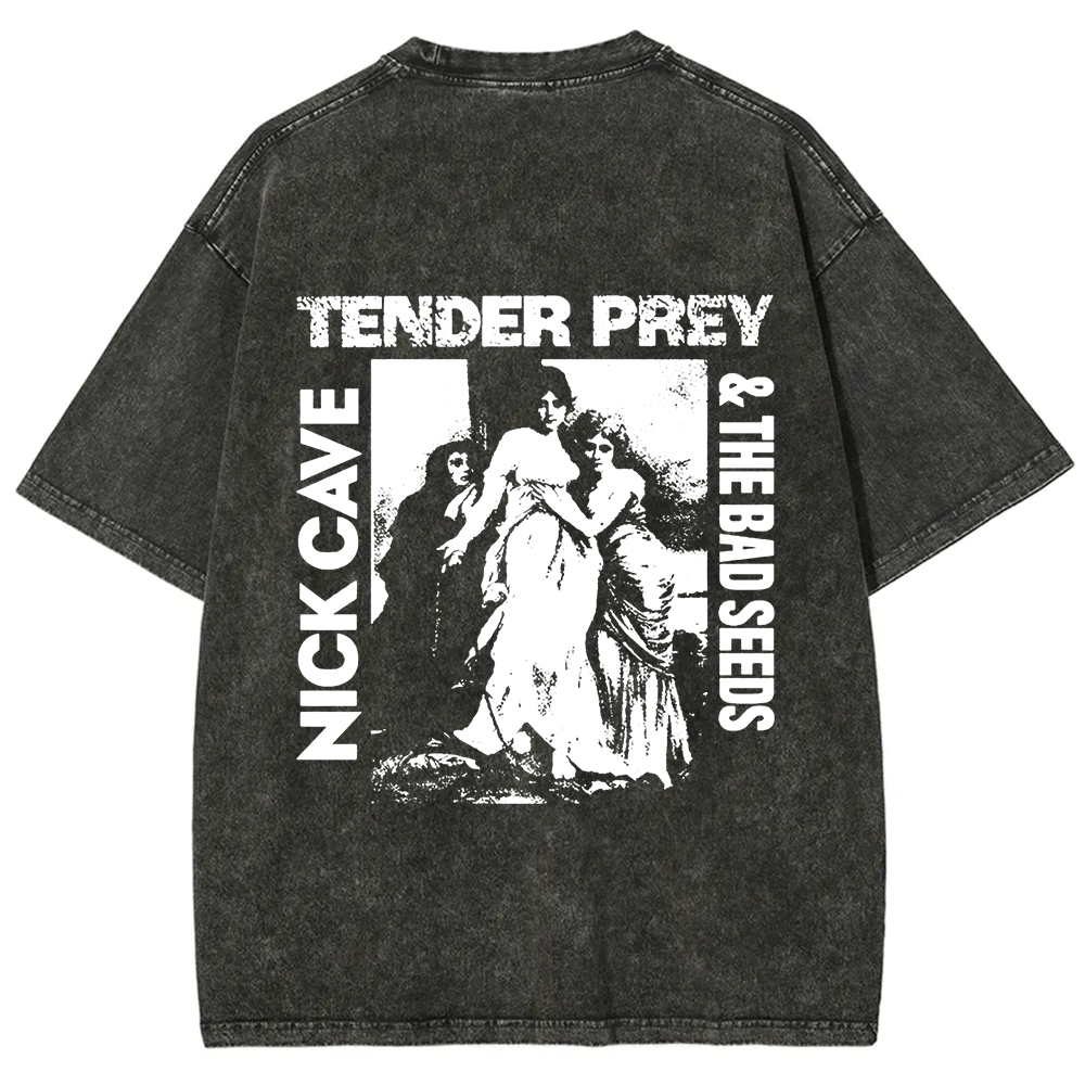 Unisex VintageNick Cave and the Bad Seeds Band Tender Prey Music t-Shirt