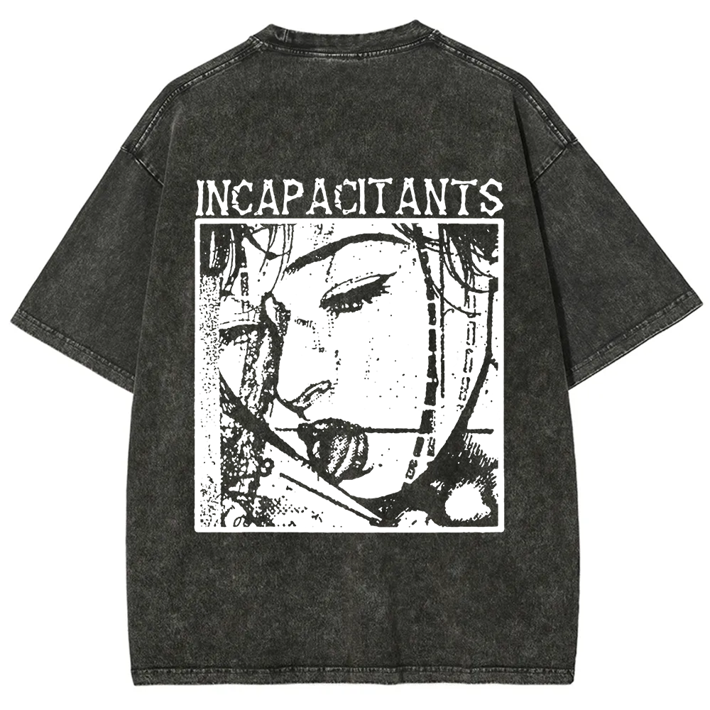 Unisex Vintage Incapacitants Band t-Shirt
