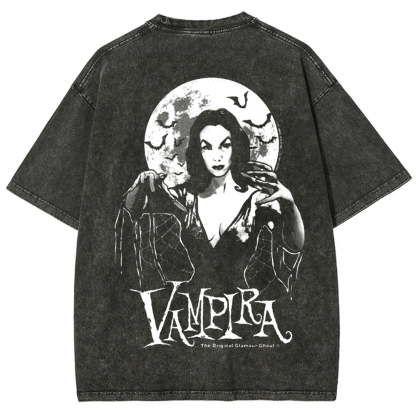 Unisex Vintage Vampira Singer  t-Shirt