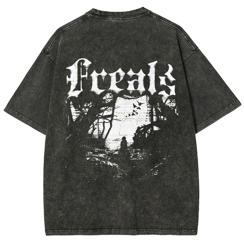 Unisex Vintage Freaks Horror Movie t-Shirt