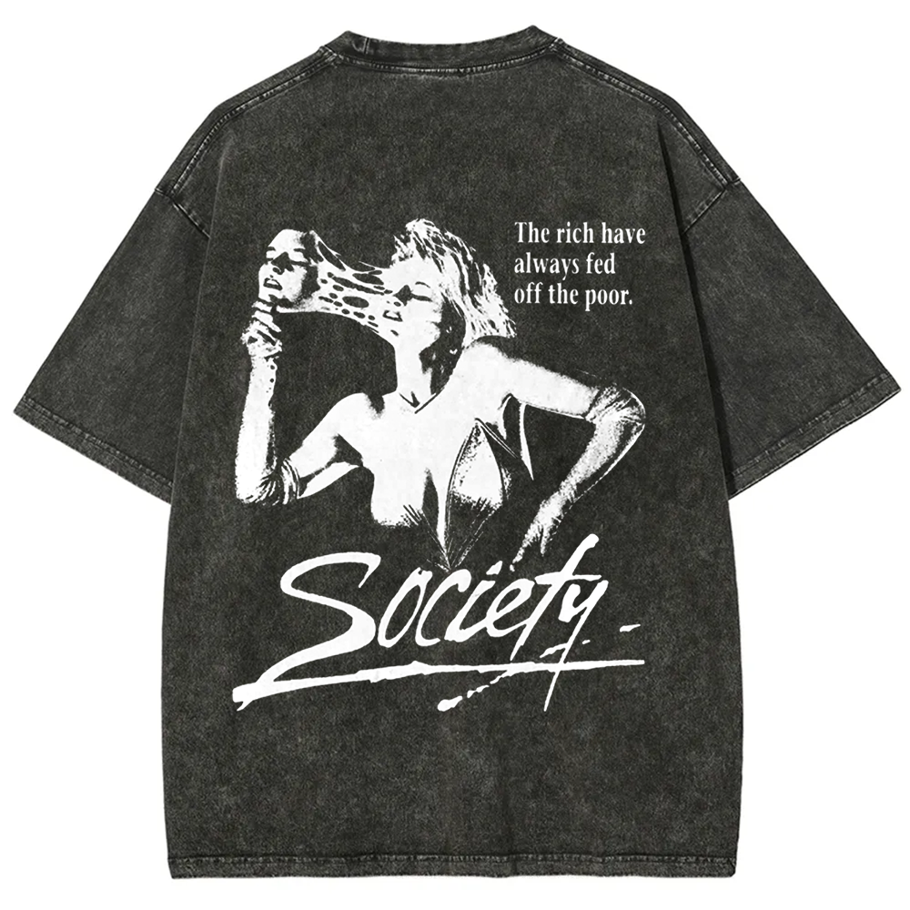 Unisex Vintage Society Film Horror Movie t-Shirt