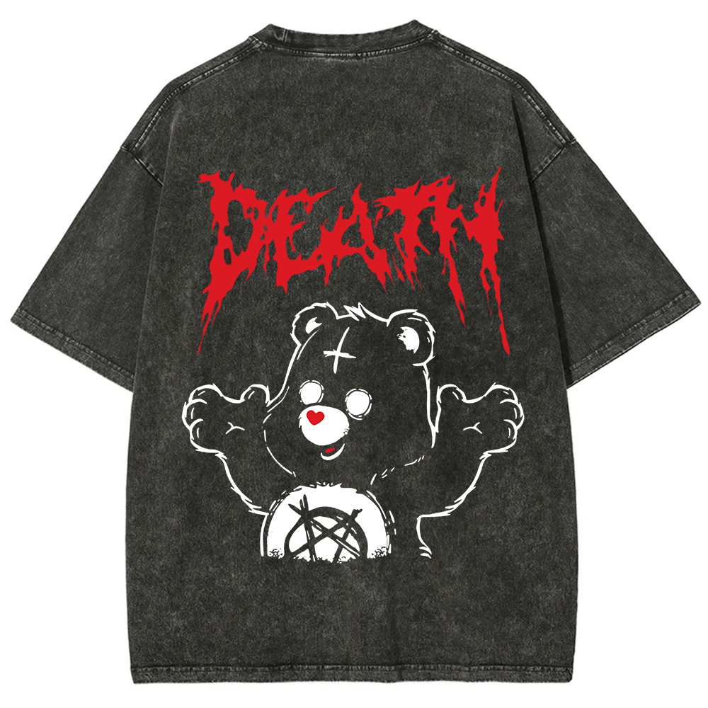 Unisex Vintage  Death Bear Care Bear TV Series  t-Shirt
