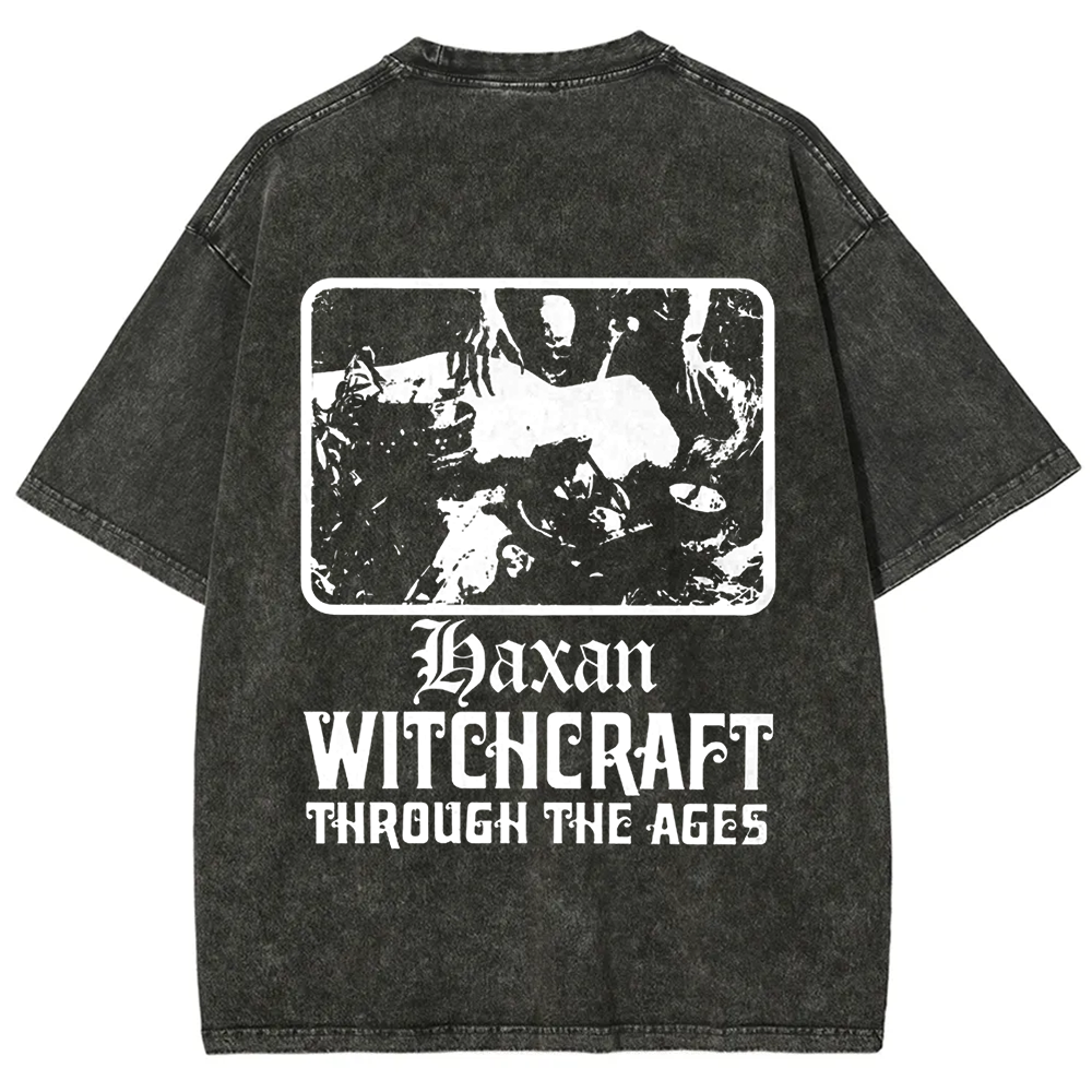 Unisex Vintage Häxan Witchcraft Through The Ages Horror Movie t-Shirt