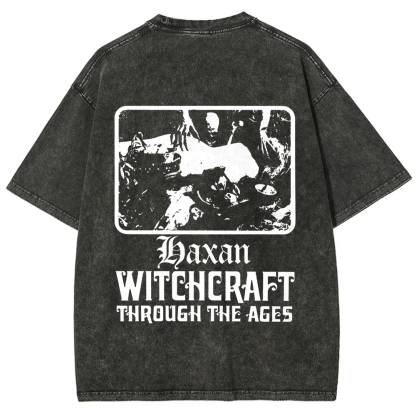 Unisex Vintage Häxan Witchcraft Through The Ages Horror Movie t-Shirt