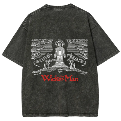 Unisex Vintage The Wicker Man Movie t-Shirt