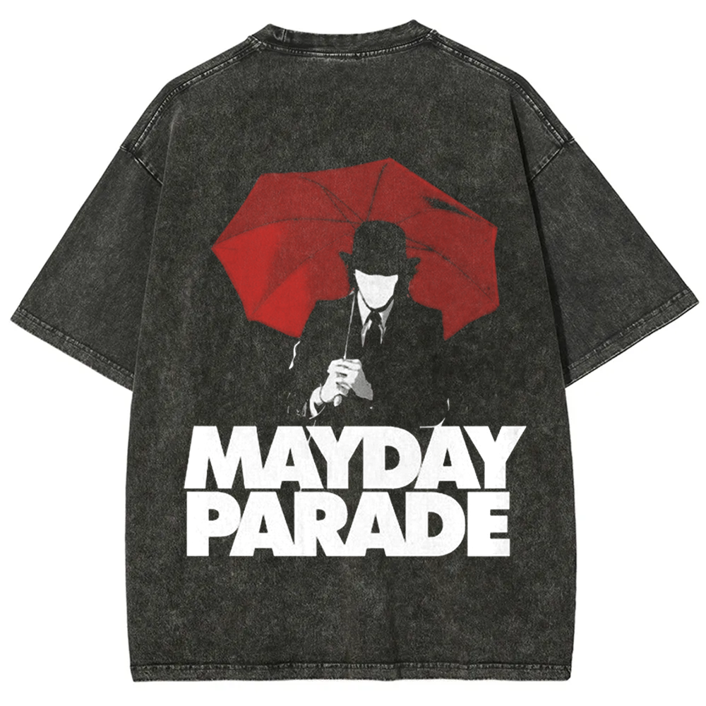Unisex Vintage  Mayday Parade Rock Band  t-Shirt
