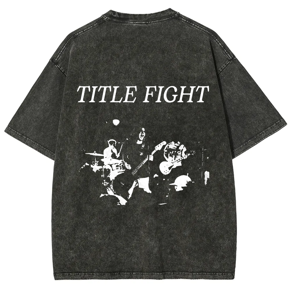 Unisex Vintage Title Fight Band t-Shirt